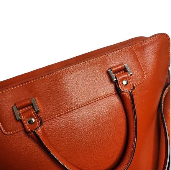 Gianni Conti shoulder bag, cognac, earth, rust colour - Picture 6 of 16